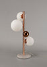 Rome Table Lamp 3 Light With Black Marble Base